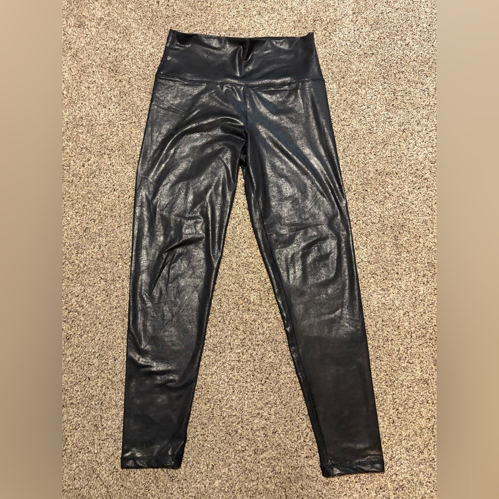 Aerie Glossy Black Leggings